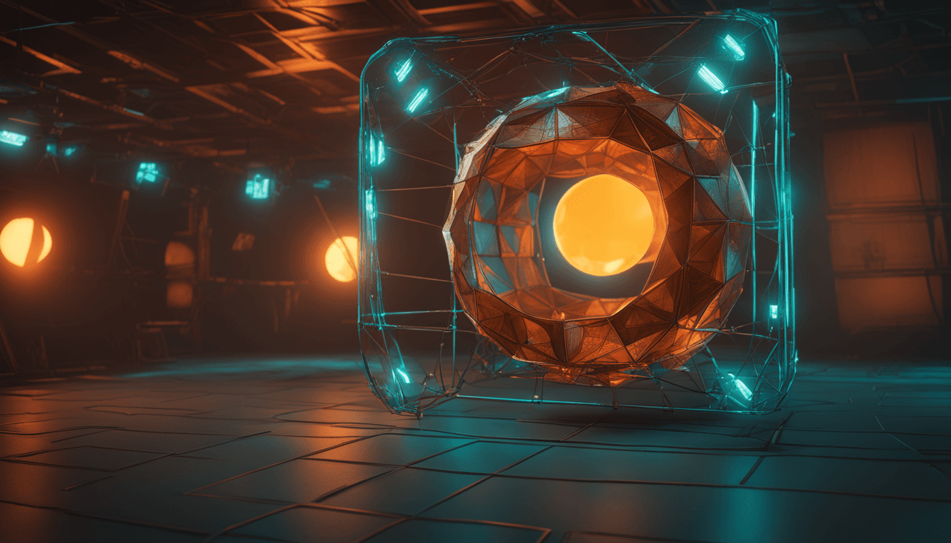 A 3D model moving from Blender's viewport into the Godot engine — the Blender-to-Godot asset pipeline
